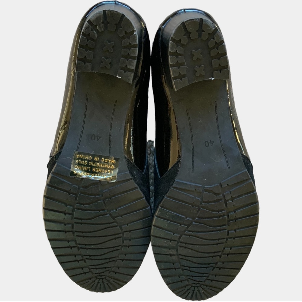 Gamin Tames suede / leather zip up medium black heel - as new - Picture 5 of 6
